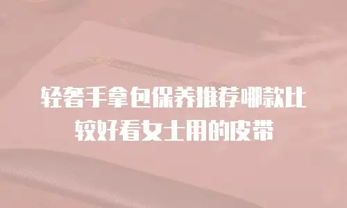 轻奢手拿包保养推荐哪款比较好看女士用的皮带