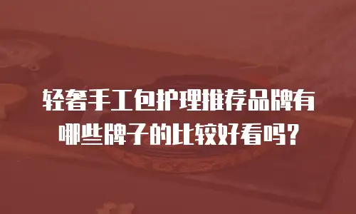 轻奢手工包护理推荐品牌有哪些牌子的比较好看吗？