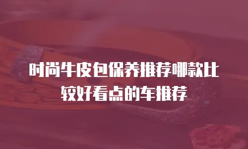 时尚牛皮包保养推荐哪款比较好看点的车推荐