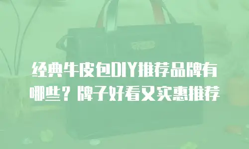经典牛皮包DIY推荐品牌有哪些？牌子好看又实惠推荐
