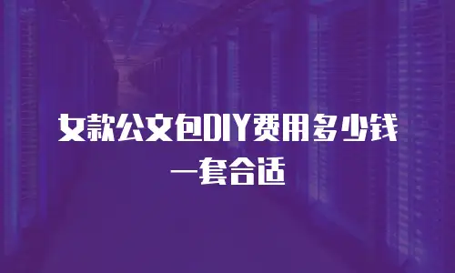 女款公文包DIY费用多少钱一套合适