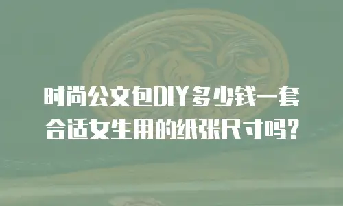时尚公文包DIY多少钱一套合适女生用的纸张尺寸吗？