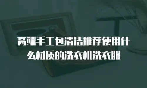高端手工包清洁推荐使用什么材质的洗衣机洗衣服