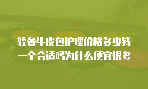 轻奢牛皮包护理价格多少钱一个合适吗为什么便宜很多