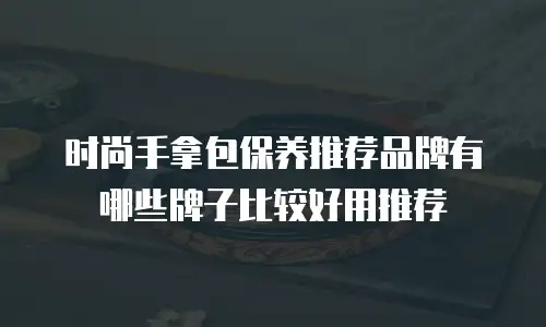 时尚手拿包保养推荐品牌有哪些牌子比较好用推荐