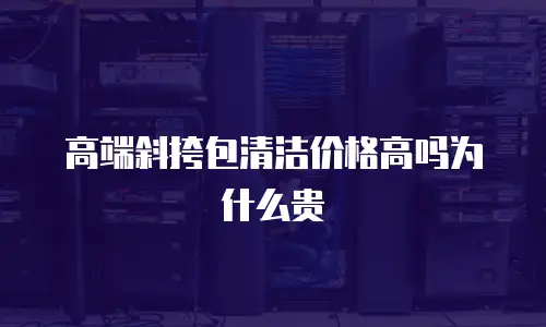 高端斜挎包清洁价格高吗为什么贵