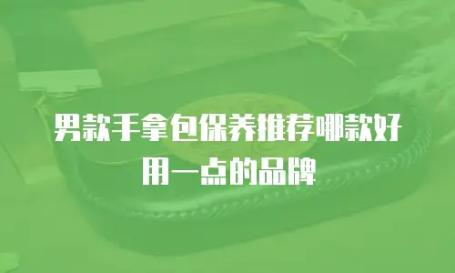 男款手拿包保养推荐哪款好用一点的品牌