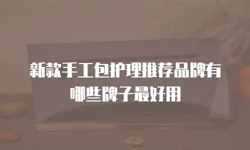 新款手工包护理推荐品牌有哪些牌子最好用