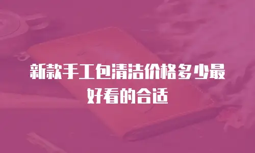 新款手工包清洁价格多少最好看的合适