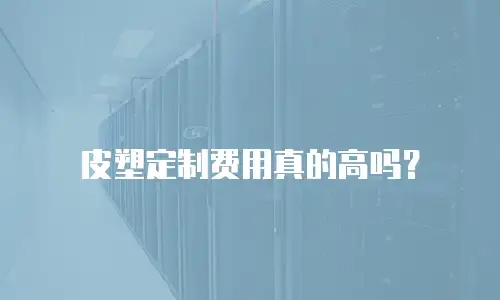 皮塑定制费用真的高吗？