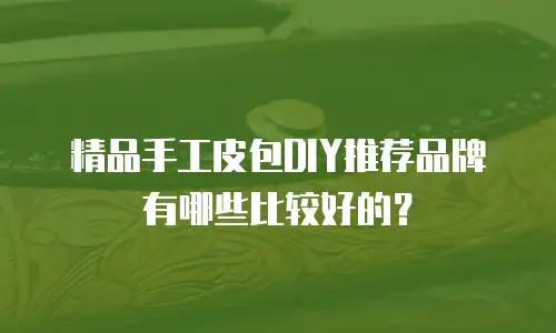 精品手工皮包DIY推荐品牌有哪些比较好的？