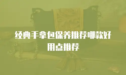 经典手拿包保养推荐哪款好用点推荐