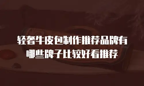 轻奢牛皮包制作推荐品牌有哪些牌子比较好看推荐