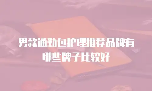 男款通勤包护理推荐品牌有哪些牌子比较好