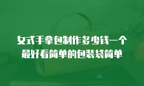 女式手拿包制作多少钱一个最好看简单的包装袋简单