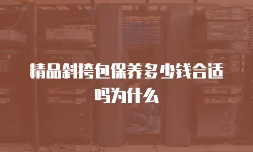 精品斜挎包保养多少钱合适吗为什么