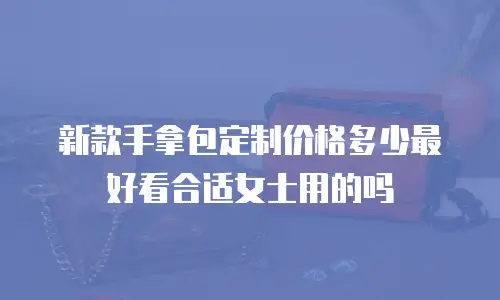 新款手拿包定制价格多少最好看合适女士用的吗