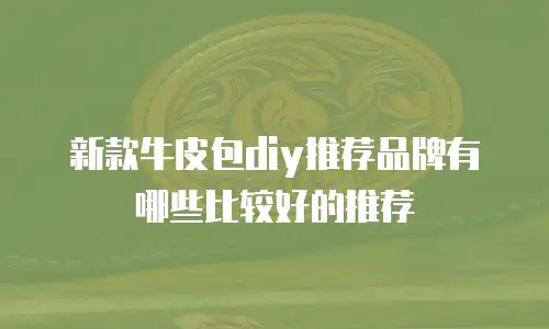 新款牛皮包diy推荐品牌有哪些比较好的推荐