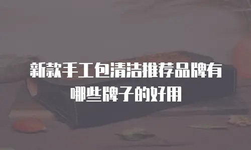 新款手工包清洁推荐品牌有哪些牌子的好用