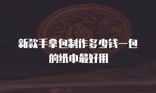 新款手拿包制作多少钱一包的纸巾最好用