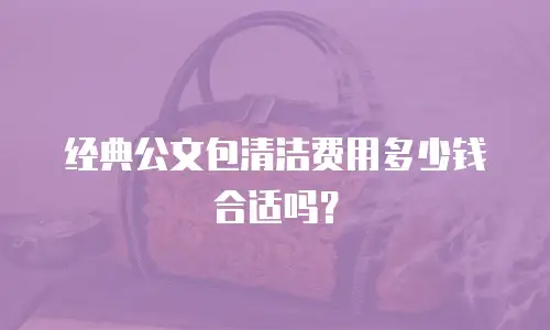 经典公文包清洁费用多少钱合适吗？