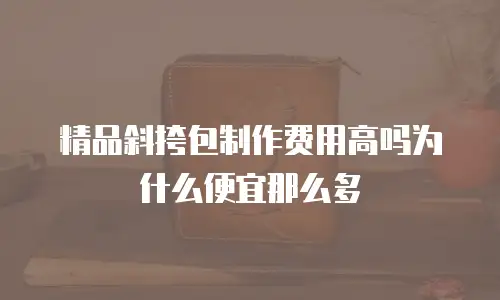 精品斜挎包制作费用高吗为什么便宜那么多