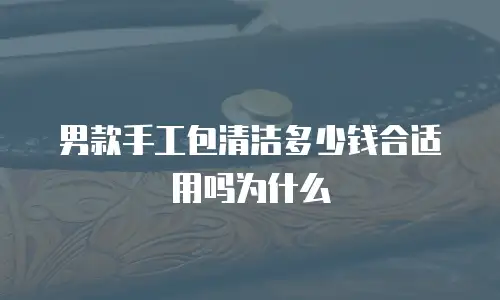男款手工包清洁多少钱合适用吗为什么
