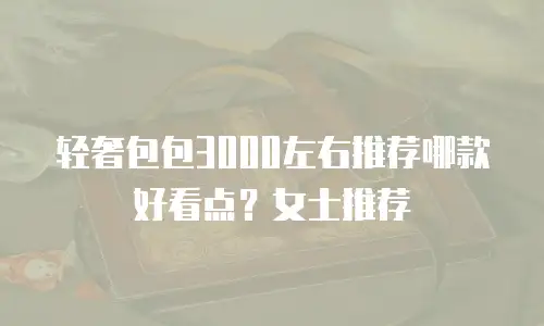 轻奢包包3000左右推荐哪款好看点？女士推荐