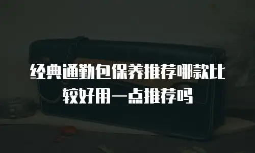经典通勤包保养推荐哪款比较好用一点推荐吗