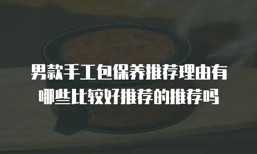 男款手工包保养推荐理由有哪些比较好推荐的推荐吗