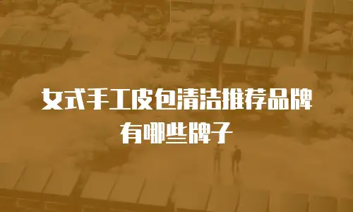 女式手工皮包清洁推荐品牌有哪些牌子