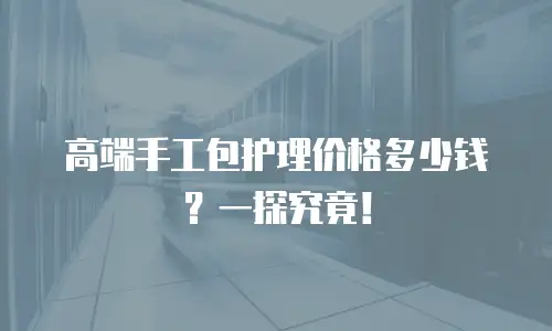 高端手工包护理价格多少钱？一探究竟！