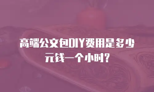 高端公文包DIY费用是多少元钱一个小时？