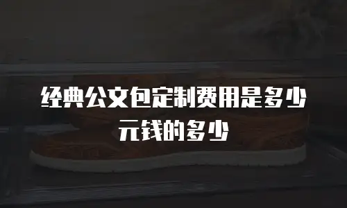 经典公文包定制费用是多少元钱的多少