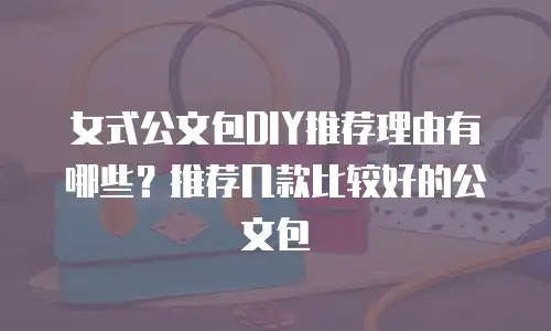 女式公文包DIY推荐理由有哪些？推荐几款比较好的公文包
