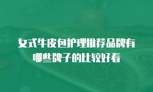 女式牛皮包护理推荐品牌有哪些牌子的比较好看