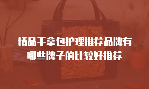 精品手拿包护理推荐品牌有哪些牌子的比较好推荐