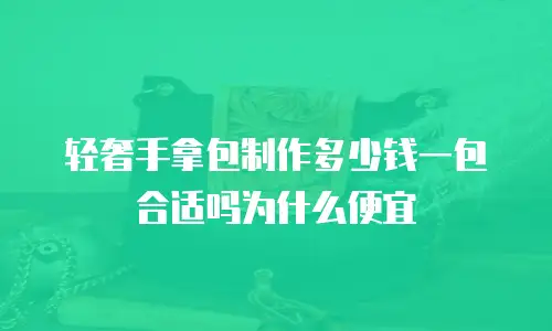 轻奢手拿包制作多少钱一包合适吗为什么便宜