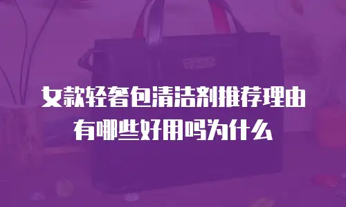 女款轻奢包清洁剂推荐理由有哪些好用吗为什么