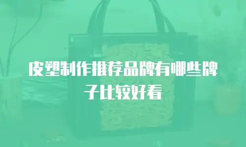 皮塑制作推荐品牌有哪些牌子比较好看