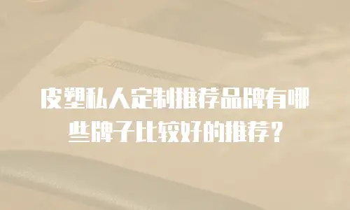 皮塑私人定制推荐品牌有哪些牌子比较好的推荐？