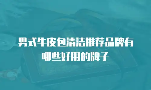男式牛皮包清洁推荐品牌有哪些好用的牌子