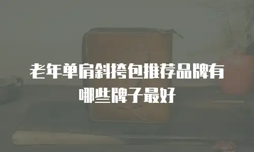 老年单肩斜挎包推荐品牌有哪些牌子最好