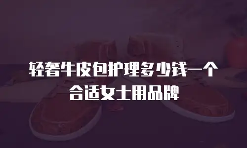 轻奢牛皮包护理多少钱一个合适女士用品牌
