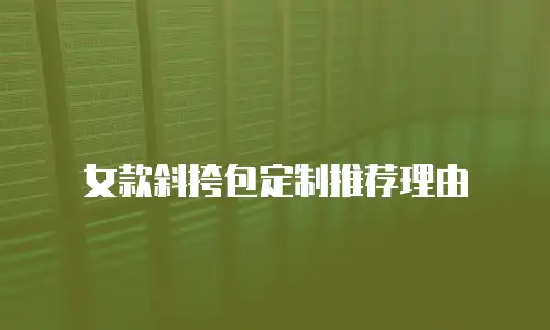 女款斜挎包定制推荐理由