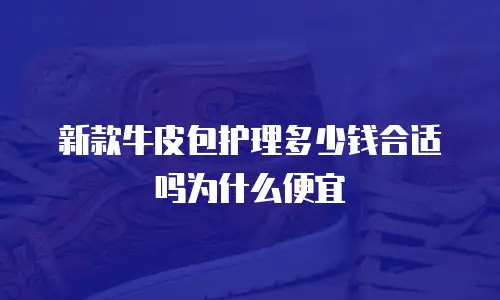 新款牛皮包护理多少钱合适吗为什么便宜