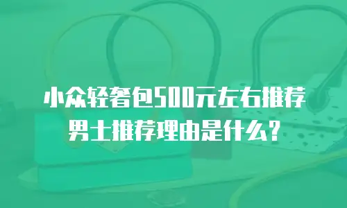 小众轻奢包500元左右推荐男士推荐理由是什么？