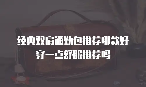 经典双肩通勤包推荐哪款好穿一点舒服推荐吗