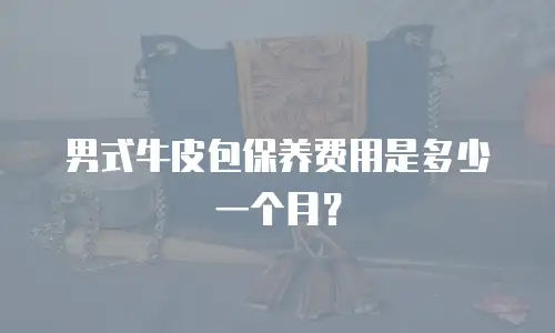男式牛皮包保养费用是多少一个月？