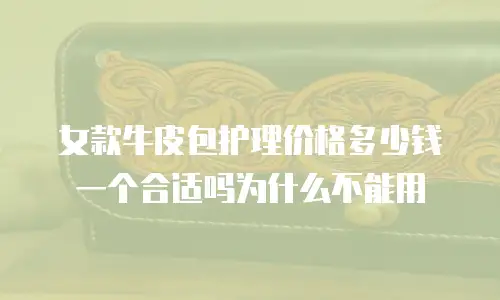 女款牛皮包护理价格多少钱一个合适吗为什么不能用